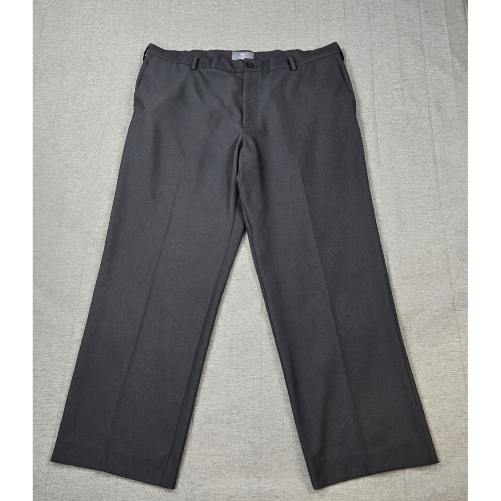 Docker's D2 Men's Straight Fit Flat Front Slash Pockets Casual‎ Pants 40" X 30"